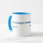 Carol Dweck Quote wordt Mok (Voorkant links)