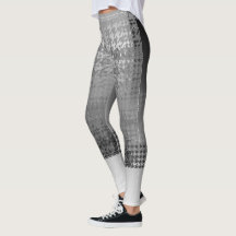 Carol E Capri Cut-offs Houndstooth Leggings