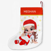 Carol Fairy Girl en Stars Kleine Kerstsok (Achterkant)