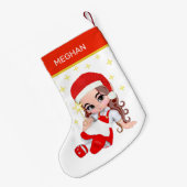 Carol Fairy Girl en Stars Kleine Kerstsok (Achterkant (Hangend))
