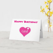 ***CAROL*** HOOP DAT JE VERJAARDAG "PERFECT" IS KAART (Gele Bloem)