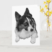 Carol-Kerstwenskaart Kaart (Gele Bloem)