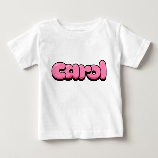 Carol Pink Baby T-Shirt (Voorkant)