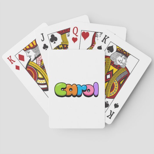 Carol Pokerkaarten (Achterkant)