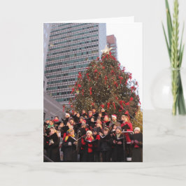 Carol Singers Feestdagen Kaart