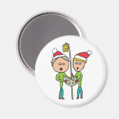 Carol Singing Magneet (Voorkant / Achterkant)