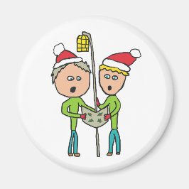 Carol Singing Magneet