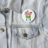 Carol Singing Ronde Button 5,7 Cm (In situ)