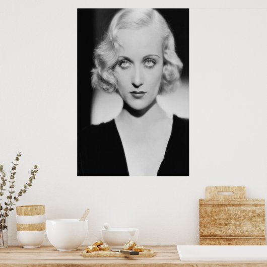 Carole Lombard Eyes Poster (Keuken)
