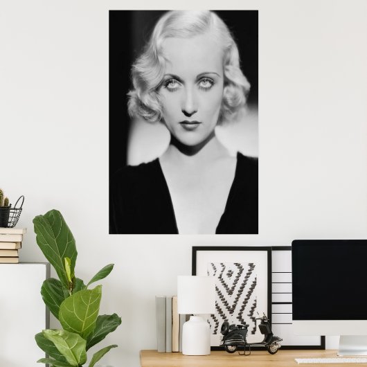 Carole Lombard Eyes Poster (Thuiskantoor)