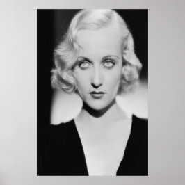 Carole Lombard Eyes Poster