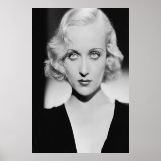 Carole Lombard Eyes Poster (Voorkant)