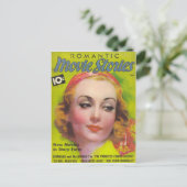Carole Lombard op de cover van Movie Stories 1936 Briefkaart (Staand voorkant)