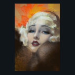 Carole Lombard Portrait Art Deco Poster<br><div class="desc">Leg de glamour van de twintig vast met dit prachtige pastelportret van de Hollywoodfilm Carole Lombard. Dit prachtige kunstwerk is perfect voor liefhebbers van Amerikaanse kunst, Art Deco, Art Nouveau en kunstherinneringen uit de jaren 1900. Voeg een aanraking van antiek kunst aan uw muren toe met dit klassieke stuk uit...</div>