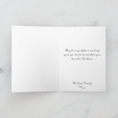 Carolers bij de Gaslight Bedankkaart (Binnen)