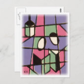 Carolers Briefkaart (Voorkant / Achterkant)