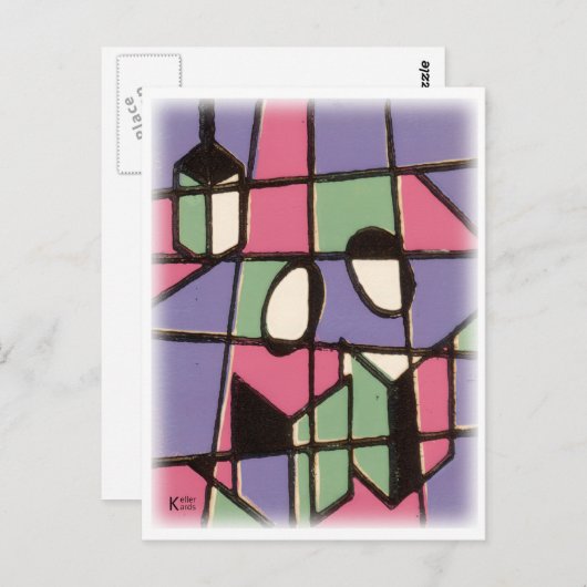 Carolers Briefkaart (Voorkant / Achterkant)