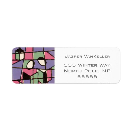 Carolers Etiket (Voorkant)