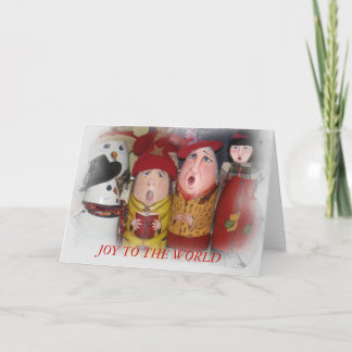 CAROLERS FEESTDAGEN KAART