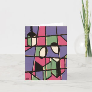 Carolers Feestdagen Kaart