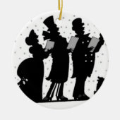 Carolers Keramisch Ornament (Voorkant)