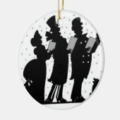 Carolers Keramisch Ornament (Links)