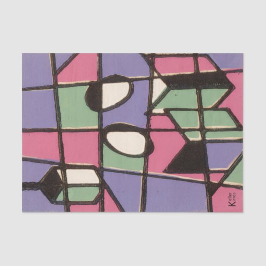 Carolers Tissuepapier (Voorkant)