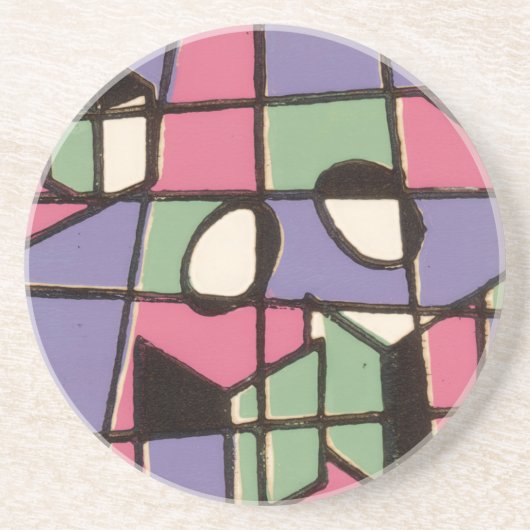 Carolers Zandsteen Onderzetter (Voorkant)