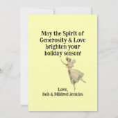  carolers zingen hymnes kerst (Achterkant)