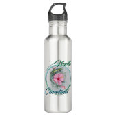 Carolina Anole en Hibiscus Waterfles (Voorkant)