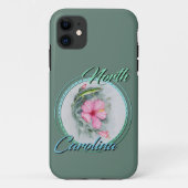 Carolina Anole & Hibiscus  Case-Mate iPhone Case (Achterkant)