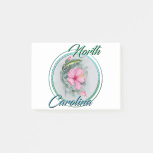 Carolina Anole & Hibiscus Post-it® Notes