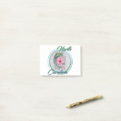 Carolina Anole & Hibiscus Post-it® Notes (Op bureau)