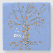 Carolina Basketball in ons DNA Stenen Onderzetter (Voorkant)