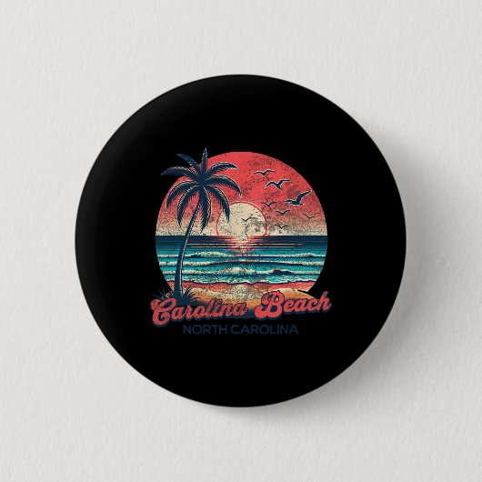 Carolina Beach _2 Ronde Button 5,7 Cm (Voorkant)