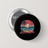 Carolina Beach _2 Ronde Button 5,7 Cm (Voorkant /achterkant)