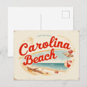  Carolina Beach Briefkaart (Voorkant / Achterkant)