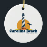 Carolina Beach. Keramisch Ornament<br><div class="desc">Carolina Beach North Carolina.</div>