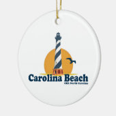 Carolina Beach. Keramisch Ornament (Links)