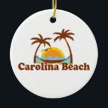 Carolina Beach. Keramisch Ornament<br><div class="desc">Carolina Beach North Carolina.</div>