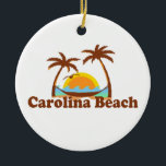 Carolina Beach. Keramisch Ornament<br><div class="desc">Carolina Beach North Carolina.</div>