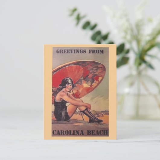  Carolina Beach North Carolina Reizen Briefkaart (Staand voorkant)
