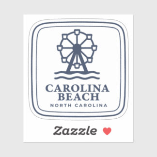 Carolina Beach North Carolina Reuzenrad en Zee Sticker