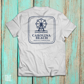 Carolina Beach North Carolina Reuzenrad en Zee T-shirt