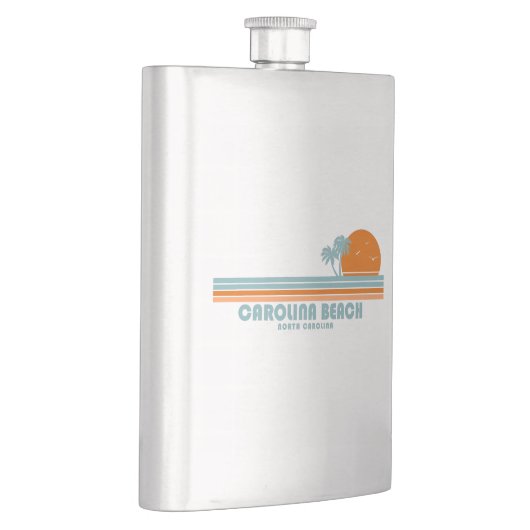 Carolina Beach North Carolina Sun Palm Trees Flacon (Rechts)