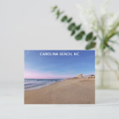 Carolina Beach North Carolina Travel Briefkaart (Staand voorkant)
