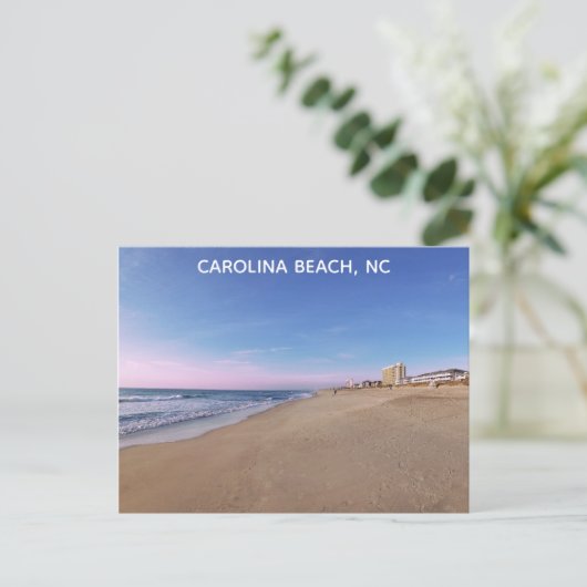 Carolina Beach North Carolina Travel Briefkaart (Staand voorkant)
