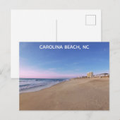 Carolina Beach North Carolina Travel Briefkaart (Voorkant / Achterkant)