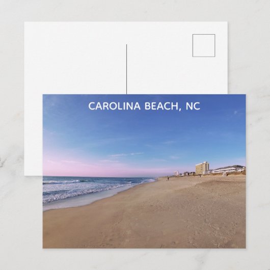 Carolina Beach North Carolina Travel Briefkaart (Voorkant / Achterkant)