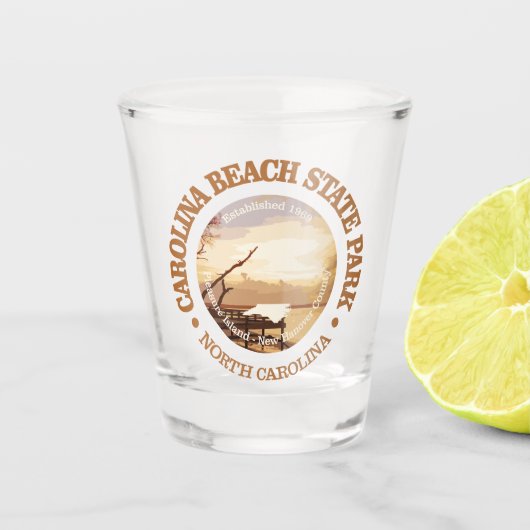 Carolina Beach SP Shot Glas (Voorkant)